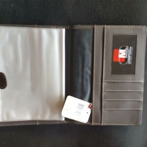 Mundi Brown Womens Genuine Leather Wallet Credit Card Slots New